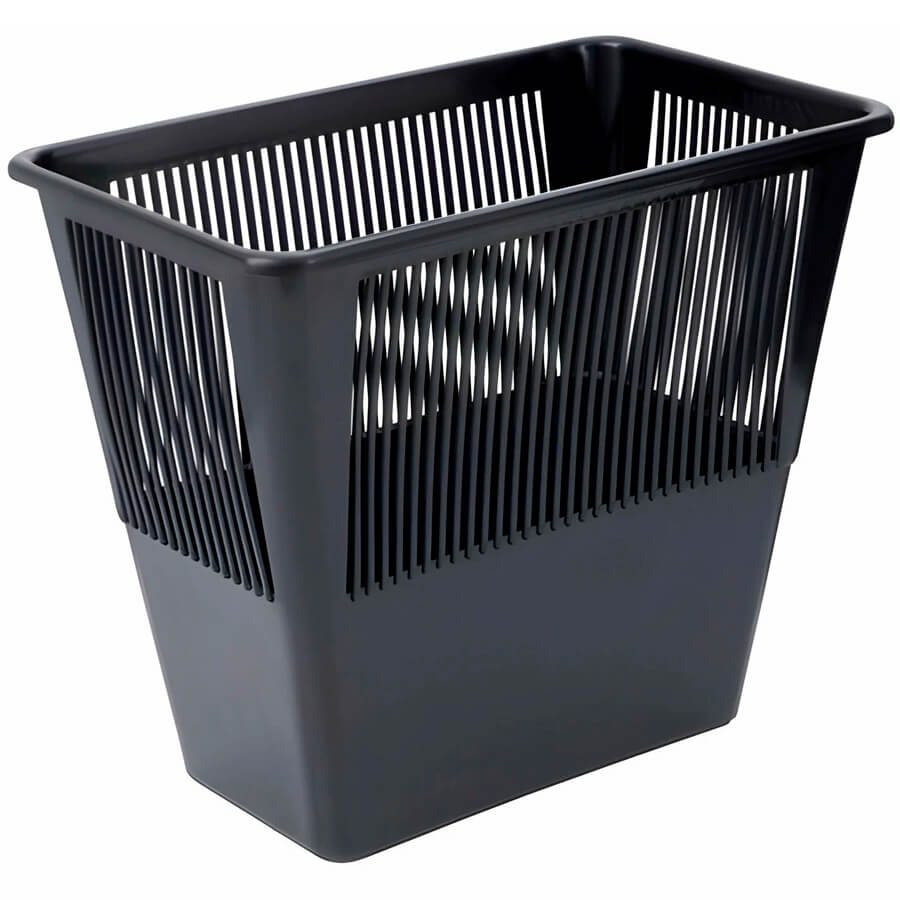 КДБ 9 Корзина для бумаг  12 л. Пластик (Черный)