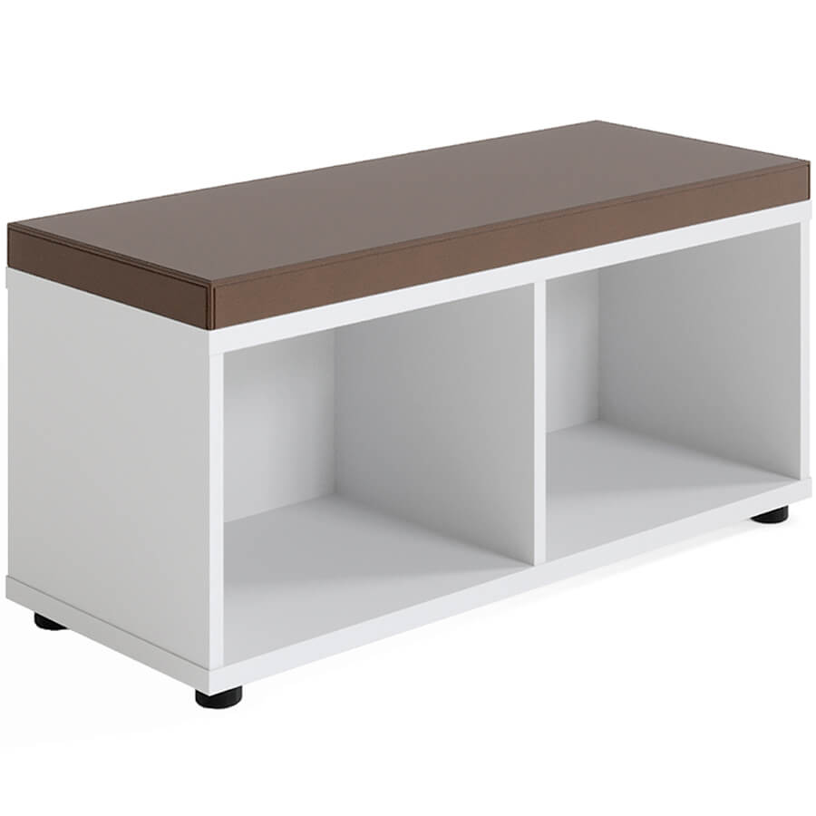 RP-88 Тумба-пуф с мягкой накладкой Мебель Стиль Rio Project (Кофе)