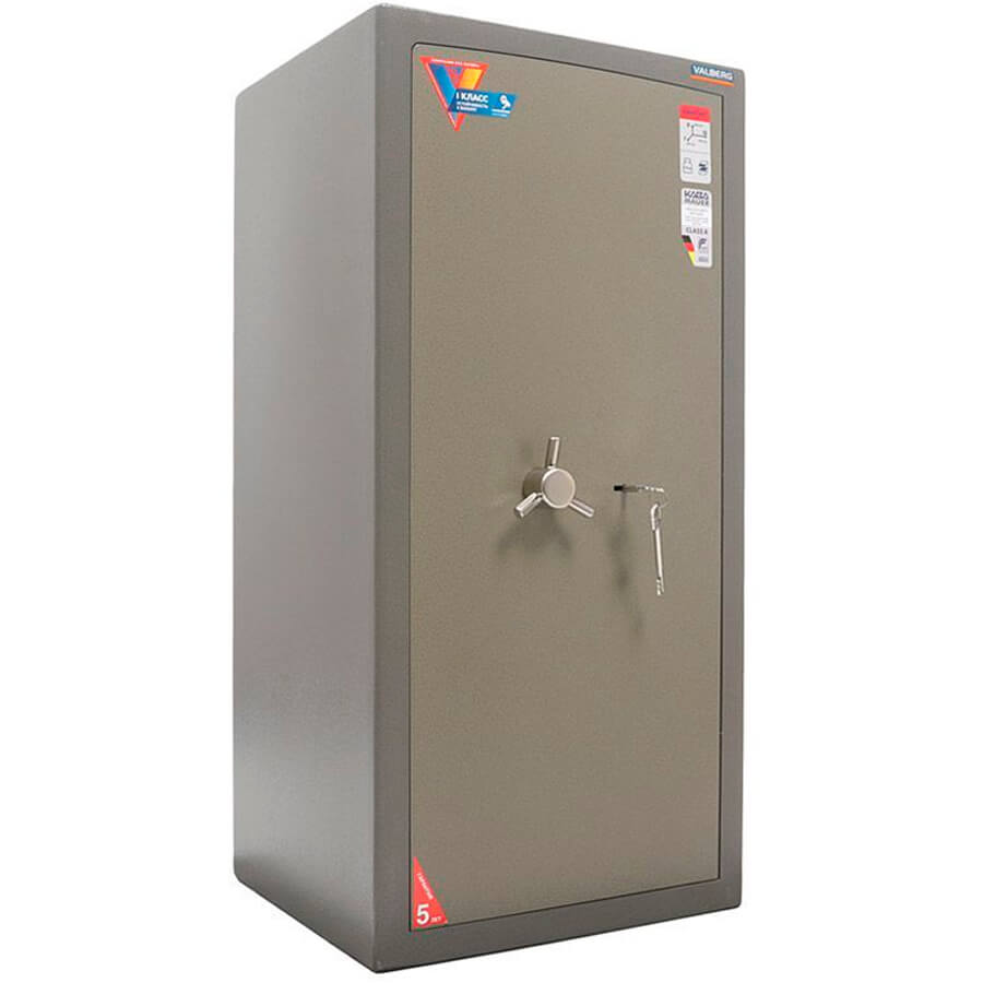 КАРАТ-90T Взломостойкий сейф VALBERG, ключевой (Оттенок коричневого с эффектом молотковой эмали)