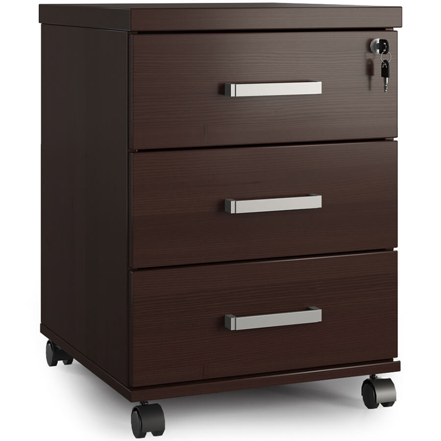 Gr-32N Тумба мобильная Мебель Стиль Grand (Орех тёмный)