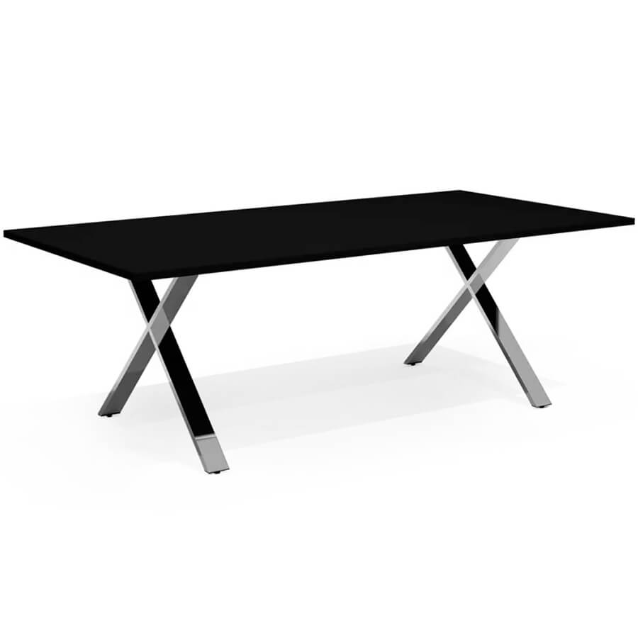 Kvs-220k Стол для переговоров Мебель Стиль Kvins Slim (Черный / антрацит MS)