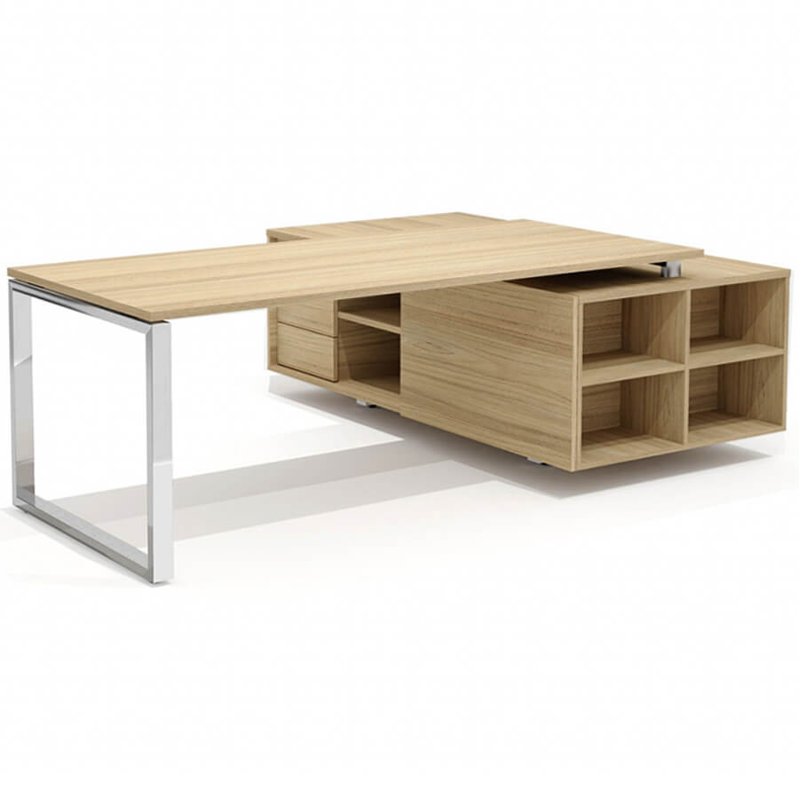 RD-200.1S + RD 38S L Стол рабочий Мебель Стиль Rio | Direct (Швейцарский вяз MS)