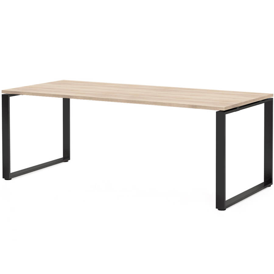 RO200 Стол Profoffice ROTONDA (Дуб светлый/Чёрный)