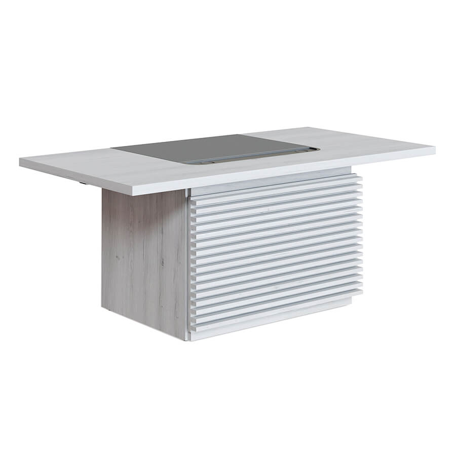 TS-180 + TS-100.2 Стол письменный Мебель Стиль Time.S (Дуб Эльза MS)