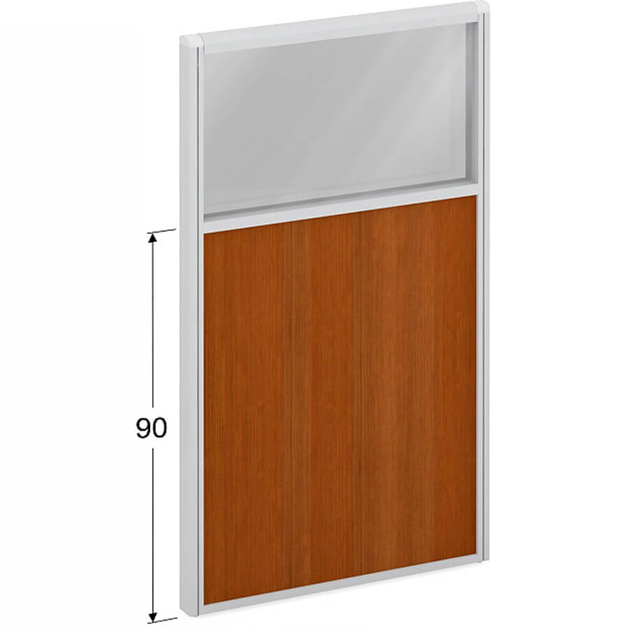 ПК-ЛГ-МДК138х80/90С/Д Модуль комбинированный ФЕЛИКС (Стекло+мил.орех св.)