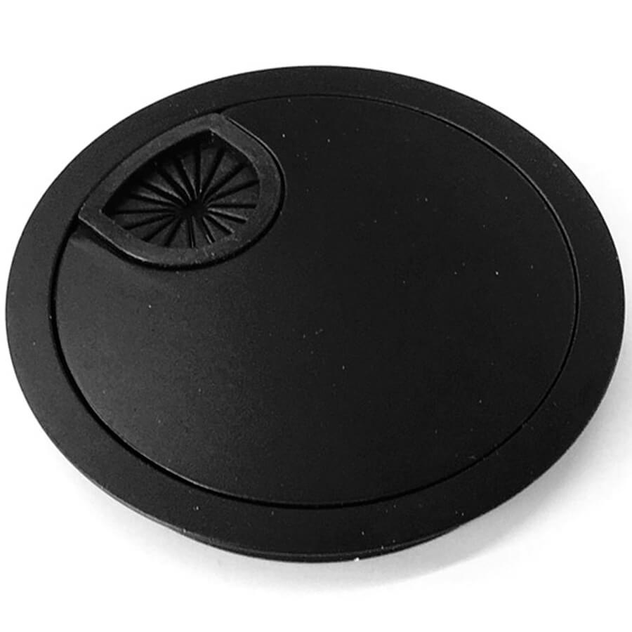 362-80 BL Заглушка кабель-канала Profoffice  (Черный)