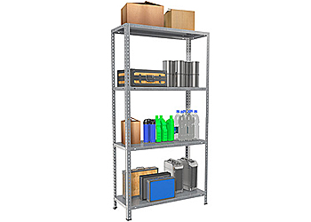 Стеллажи ES Лёгкие (120 кг на стеллаж)