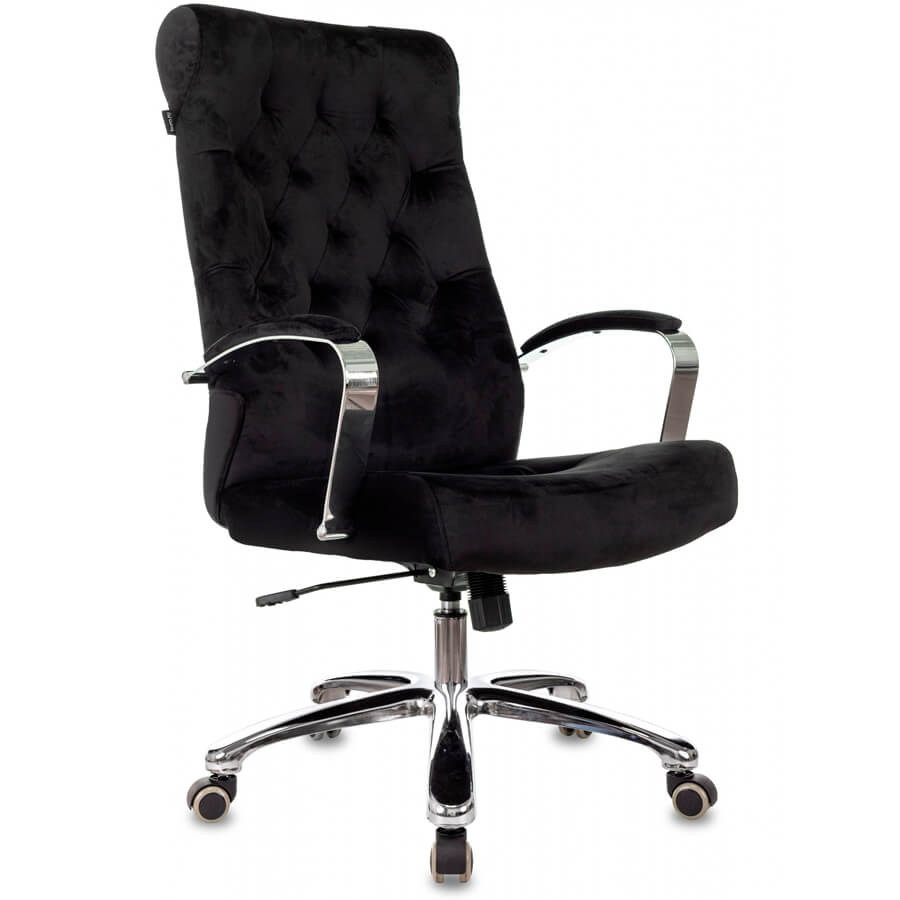 T-9928SL (Fabric) Кресло для руководителя  Бюрократ, обивка ткань (Чёрный)