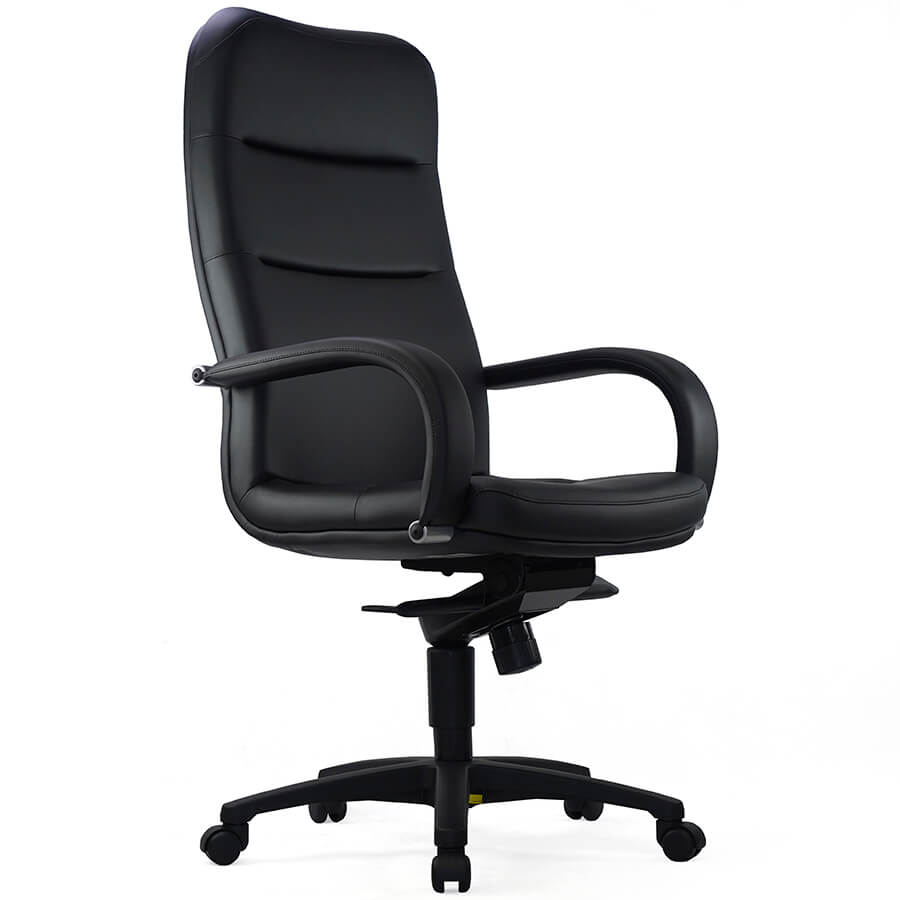 CHN3900Z Кресло для руководителя LUMINAR Fursys, обивка экокожа (Чёрное (А316))