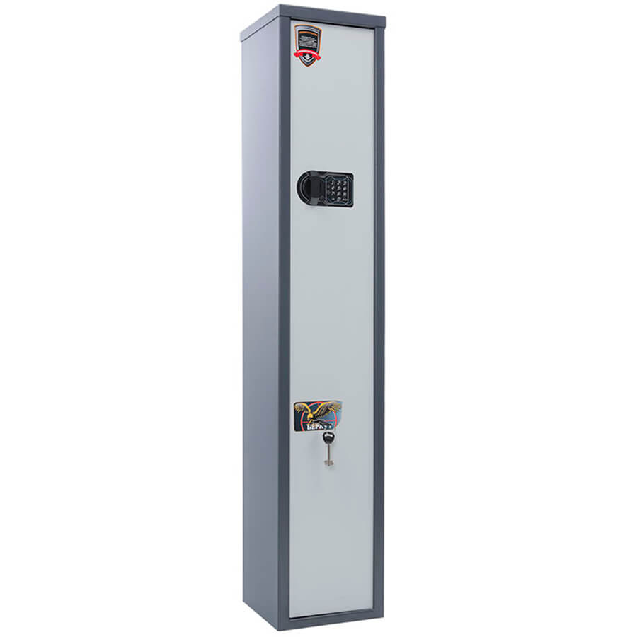 БЕРКУТ 2 EL Оружейный сейф AIKO, электронный кодовый + ключевой (Графит (RAL 7024))