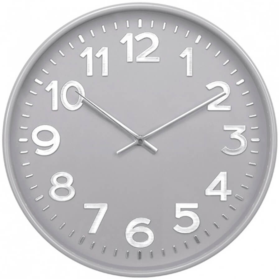 Тройка 78772784 Часы настенные (Серебристый)
