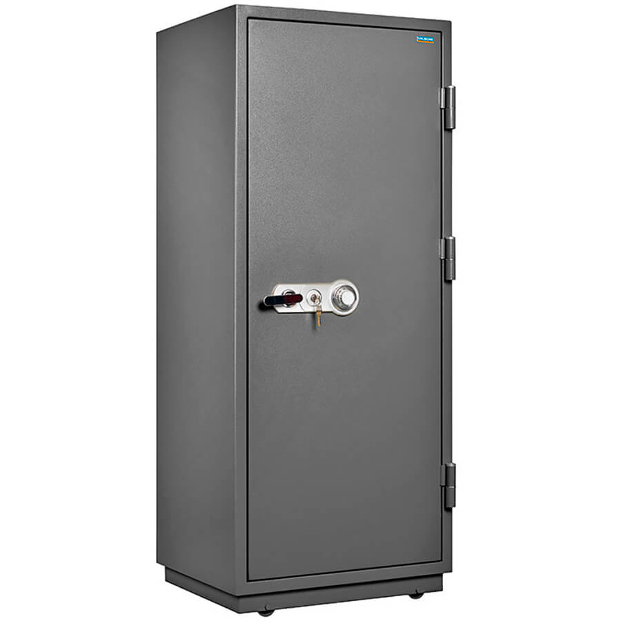 FRS-173.T-CL Огнестойкий сейф VALBERG, механический кодовый + ключевой (Молотковая эмаль - коричневая)