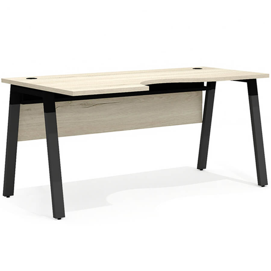 LM-2.2 L+LF-2 Стол эргономичный Мебель Стиль LINE (Дуб Кронберг / антрацит)