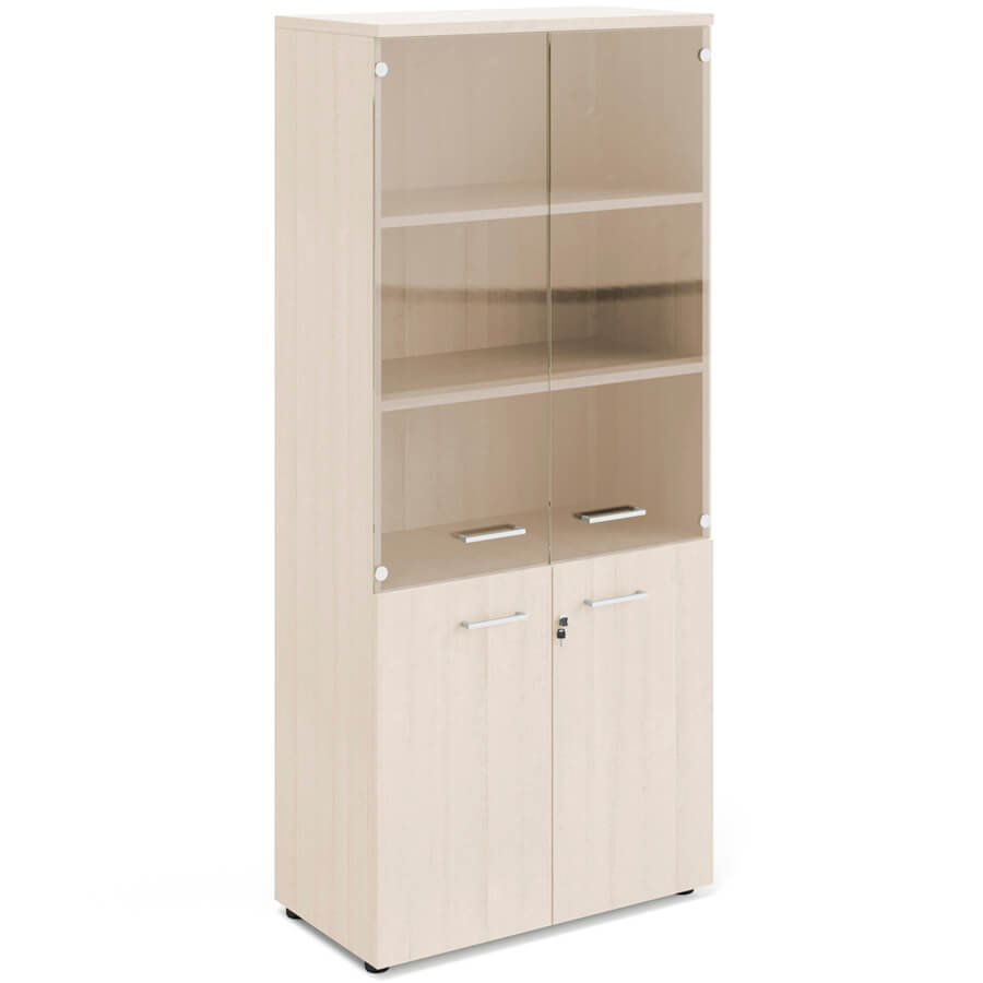 72H002 Шкаф комбинированный Profoffice FE/RO (Дуб светлый)