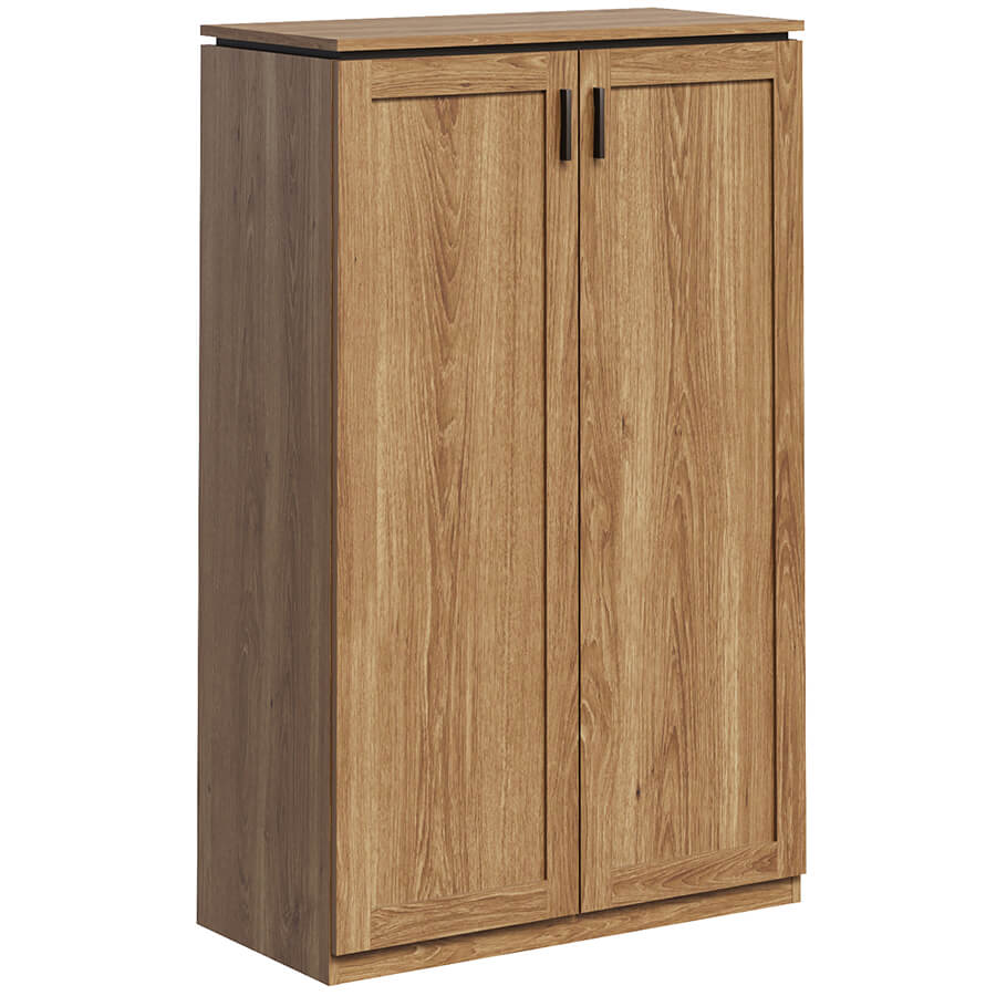 Ot-52 + Ot-8.2 Средний стеллаж с глухими дверьми Мебель Стиль On.Top (Рэд Фокс / венге)