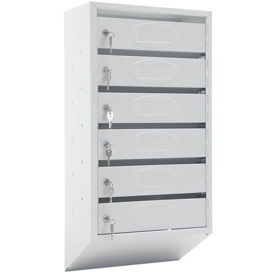 PB-6C.KL RВ Почтовый ящик ПРОМЕТ (Серый полуматовый (RAL 7038))