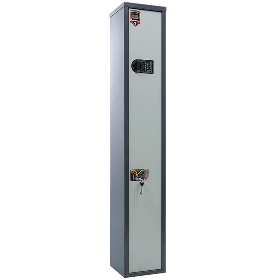 БЕРКУТ 3 EL Оружейный сейф AIKO, электронный кодовый + ключевой (Графит структурированный (RAL 7024))