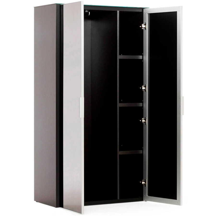 LIB2 GALA Гардероб, 2 двери Profoffice ANCONA (Черный)