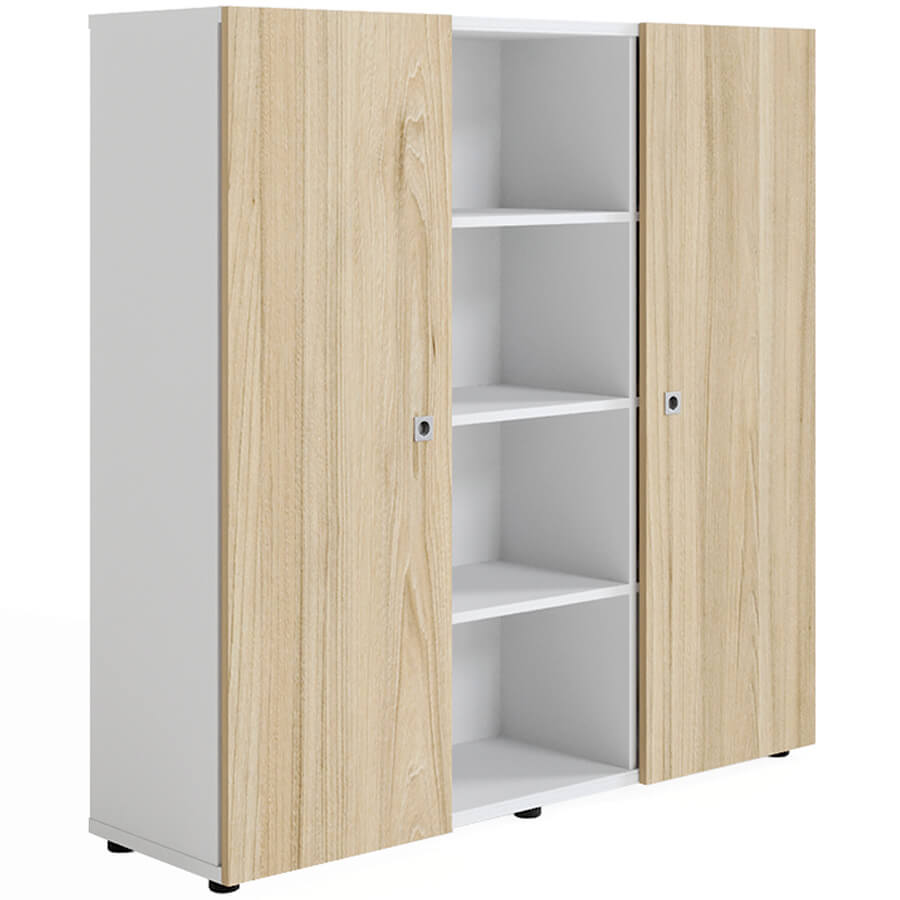 R-87 Шкаф-купе Мебель Стиль Rio Project (Швейцарский вяз MS, белый MS)