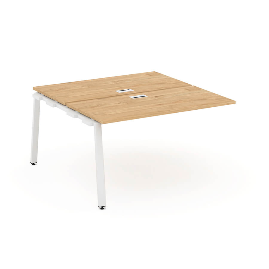 SN-6A.DNRS-003 Проходной наборный элемент RIVA Style Project (Тиквуд Светлый/Металл Белый)