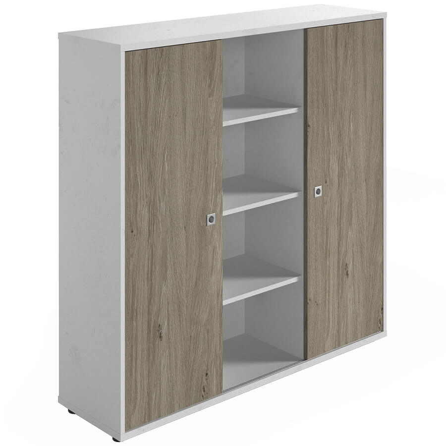 RP-87 Стеллаж с дверьми–купе Мебель Стиль Rio Project (Дуб верцаска MS)