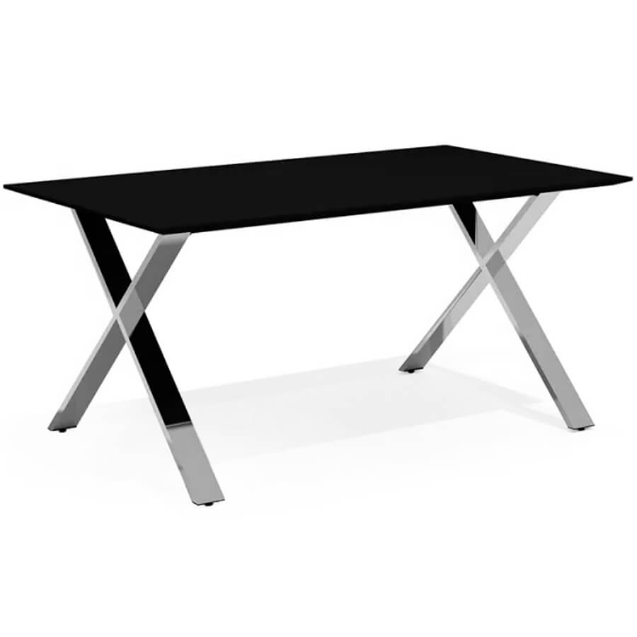 Kvs-161k Стол руководителя Мебель Стиль Kvins Slim (Черный / антрацит MS)