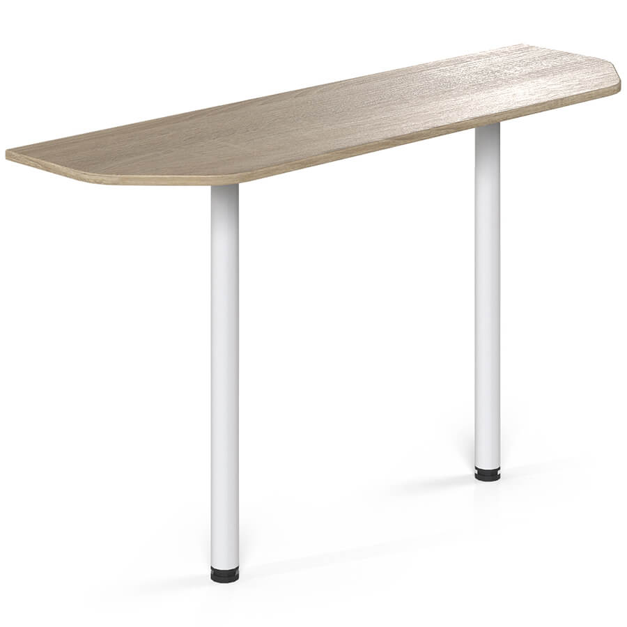 W-8+L-740 Приставка с опорой Мебель Стиль Work (Дуб сонома светлый)