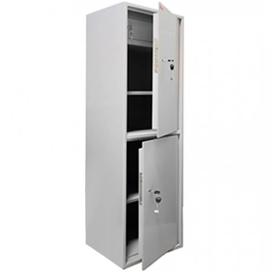 КБС 023тн Бухгалтерский шкаф ПАКС, ключевой (Светло-серый)