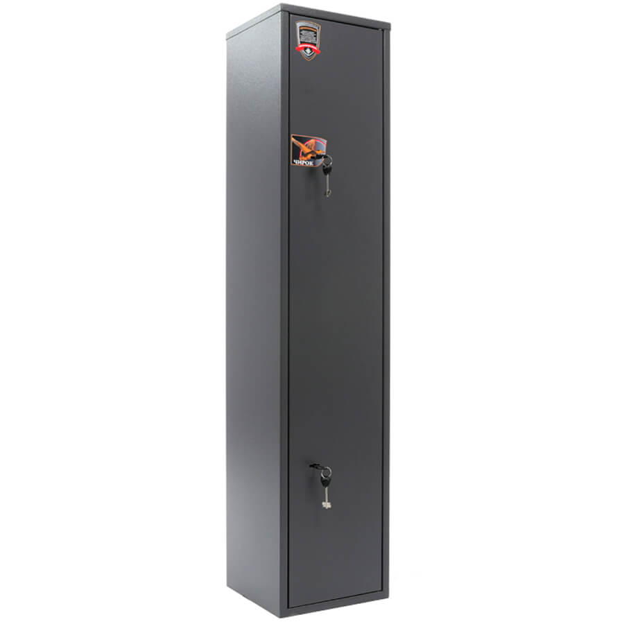ЧИРОК 1328 Оружейный сейф AIKO, два ключевых (Графит структурированный)