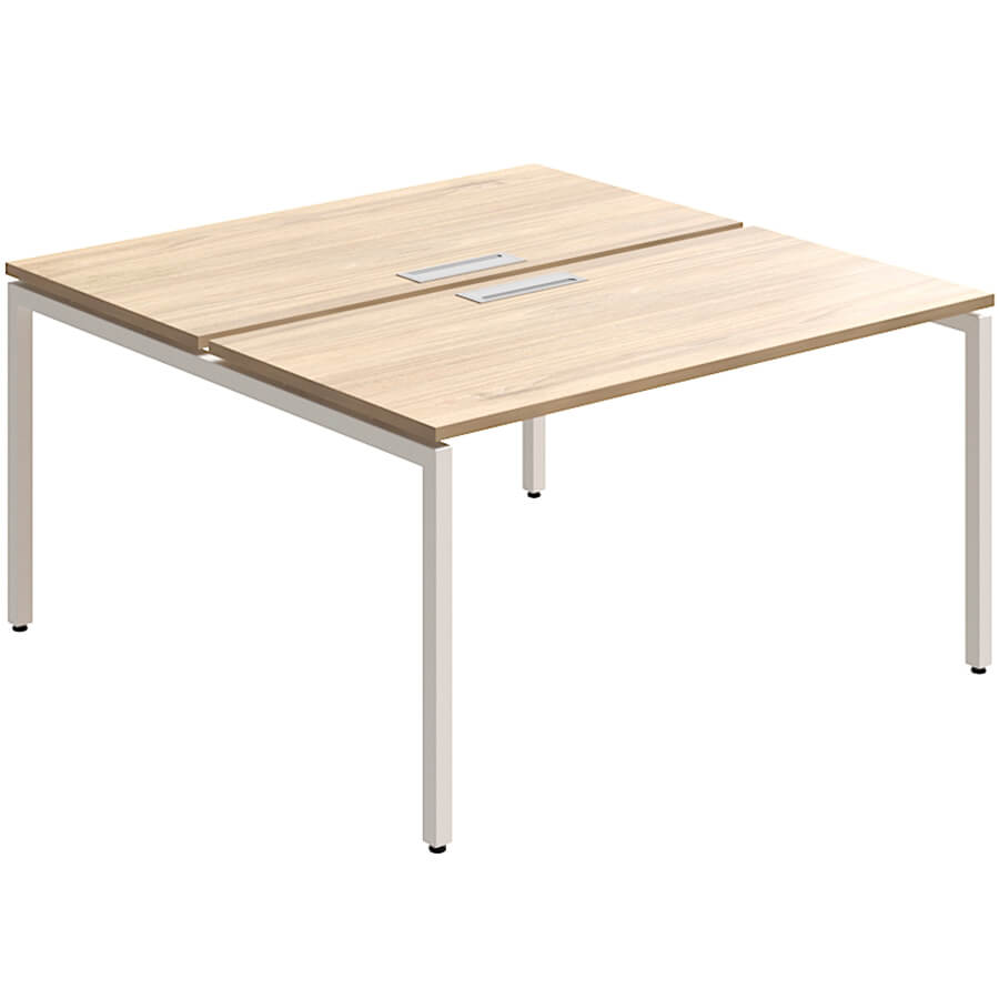 RM-3.1(x2)+F-45 Стол на металлокаркасе Мебель Стиль Rio Project (Швейцарский вяз MS)