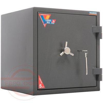 ГРАНИТ 46 Взломостойкий сейф VALBERG, ключевой (Графит структурированный (RAL 7024))