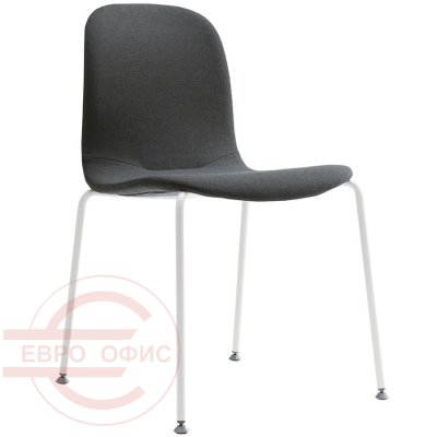 CH0021Z Стул для посетителя SPOON Fursys, обивка ткань (Чёрное (456))