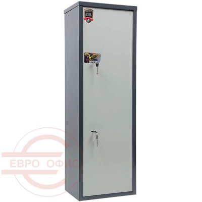 БЕРКУТ Оружейный сейф AIKO, два ключевых (Графит структурированный (RAL 7024))