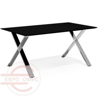 Kvs-161k Стол руководителя Мебель Стиль Kvins Slim (Черный / антрацит MS)
