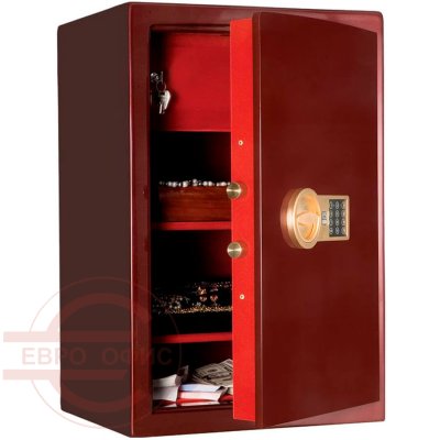 КАРАТ-67T.EL GOLD Эксклюзивный сейф VALBERG, электронный кодовый (Вишня)
