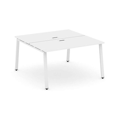 SN-6A.DRS-023 Рабочая станция двухсторонняя RIVA Стайл Проджект (Белый/Металл Белый)