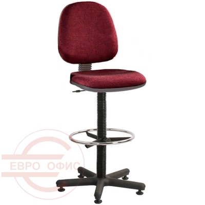 Regal Ring Base Кресло для персонала  Евро Офис, обивка ткань (Бордовый)