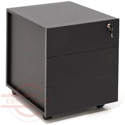 103 101 black Тумба подкатная Profoffice UNIO (Чёрный)