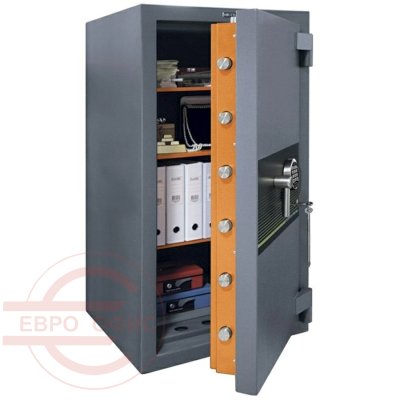 BURGAS-1368 EK Взломостойкий сейф MDTB, электронный кодовый + ключевой (Графит структурированный (RAL 7024))