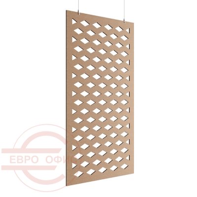 ACO-C-11 Акустическая перегородка 1200*2400 Евро Офис (Бежевый (AC-02))