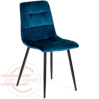 mod. 7094 Стул для посетителя CHILLY TetChair, обивка ткань (Синий)