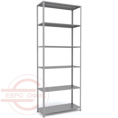 MS-310x120x50 Металлический стеллаж ПРОМЕТ, 6 (Серый полуматовый (RAL 7038))