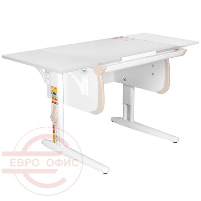 Parta 1/75-40 + Polka_b 1/550-2 Парта с полкой ДЭМИ (Бежевый) Parta 1/75-40 + Polka_b 1/550-2 Парта с полкой ДЭМИ (Бежевый)