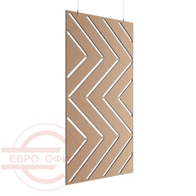 ACO-C-14 Акустическая перегородка 1200*2400 Евро Офис (Бежевый (AC-02))