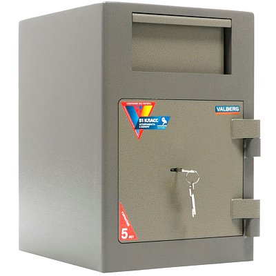 VALBERG ASD-19 Депозитный сейф VALBERG, ключевой (Коричневое с эффектом молотковой эмали)