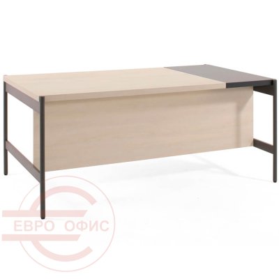 240S059 DY+15/DY (7016) Стол письменный L180 Profoffice RING (Дуб светлый, графит, антрацит)