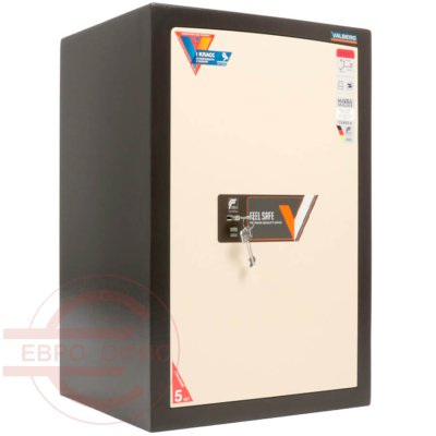 КАРАТ 67T NEW Взломостойкий сейф VALBERG, ключевой (Корпус темно-коричневый (RAL 8019); дверь – бежевый (RAL 1015))