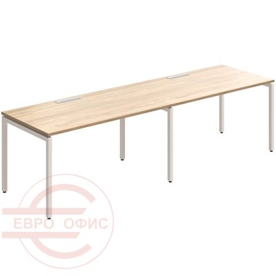 RP-3.1(x2)+F-33 Стол на металлокаркасе Мебель Стиль Rio Project (Швейцарский вяз MS)
