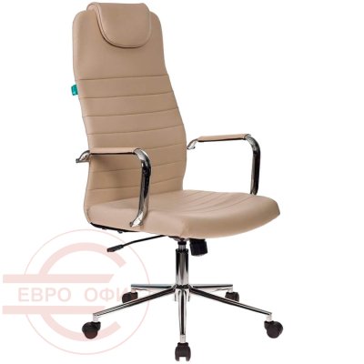 KB-9/ECO УЦ Кресло для руководителя  Бюрократ, обивка экокожа (Бежевый)