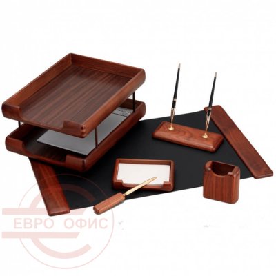 T6EX-1A Настольный набор Good Sunrise (Орех) T6EX-1A Настольный набор Good Sunrise (Орех)